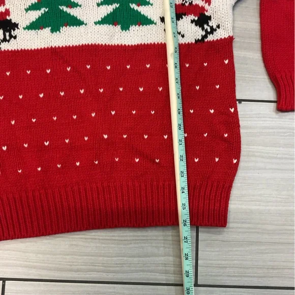 Vintage 80s “Santa” Red/white/blue Christmas Sweater - Picture 5 of 6